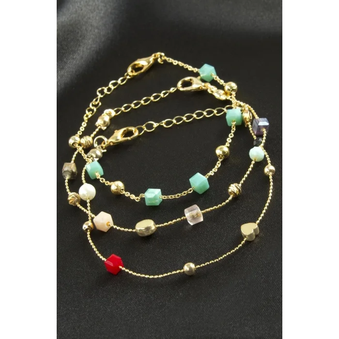 BUĞZ Karışık Trend Kristal Bileklik