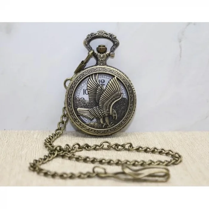  Kartal Tasarımlı Köstekli Saat