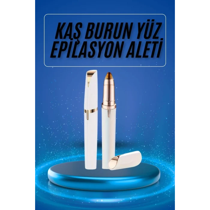 BUĞZ Kaş Bıyık Epilasyon Aleti İnce Uçlu Yüz Için Tüy Alıcı Pilli