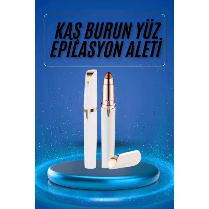 Kaş Bıyık Epilasyon Aleti İnce Uçlu Yüz Için Tüy Alıcı Pilli