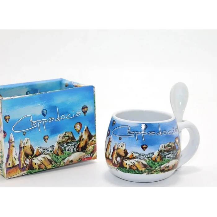 BUĞZ Kaşıklı Yöresel Kahve Fincanı Tekli Model 2