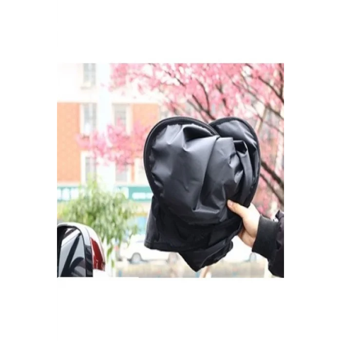 BUĞZ Katlanabilir Araç Ön Cam Güneşliği 150x70cm Isı ve Işık Yalıtımlı Yazlık Aksesuar