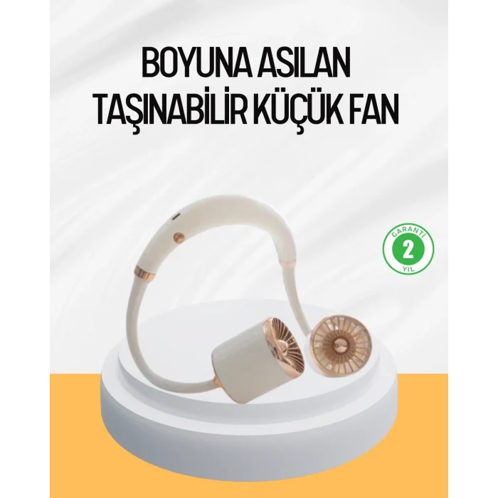  Katlanabilir Asılabilir Fan USB Şarjlı Hafif ve Sessiz Tasarım