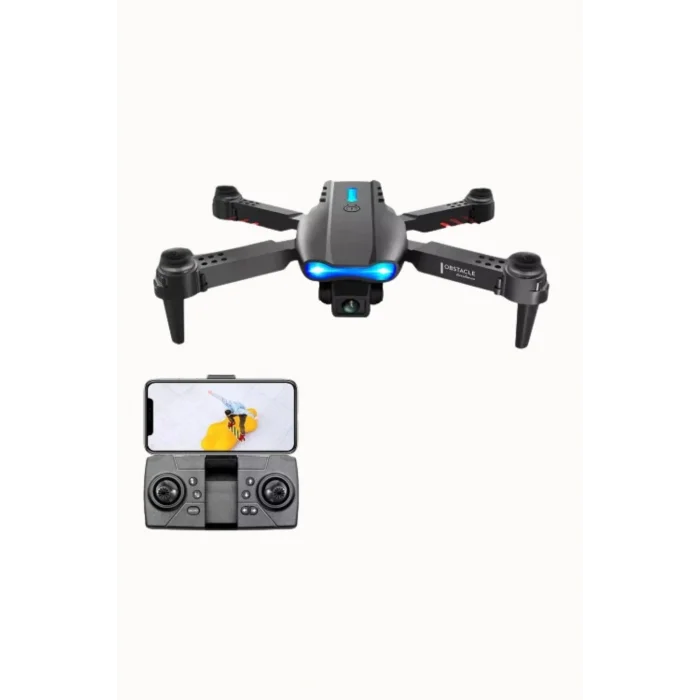 BUĞZ Katlanabilir HD Kameralı Drone, 500-1000 Metre Uçuş Mesafeli ve Ekstra Bataryalı