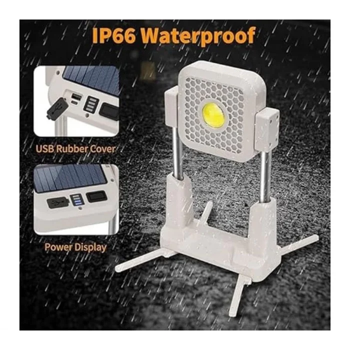 BUĞZ Katlanabilir Kamp Lambası Çok İşlevli Ultra Güçlü 4 Modlu Aydınlatma