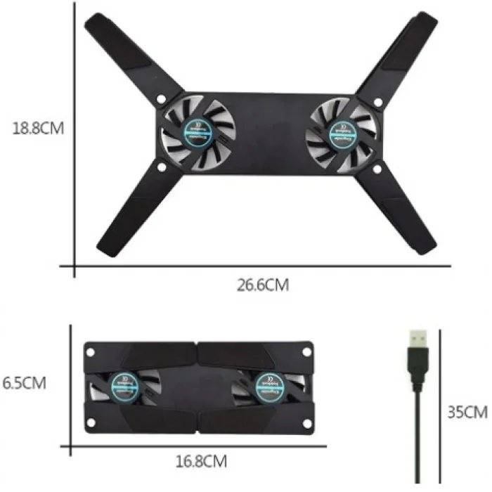 BUĞZ Katlanabilir Laptop Soğutucu