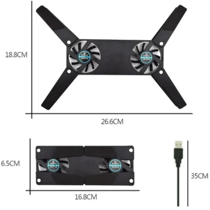 Katlanabilir Laptop Soğutucu