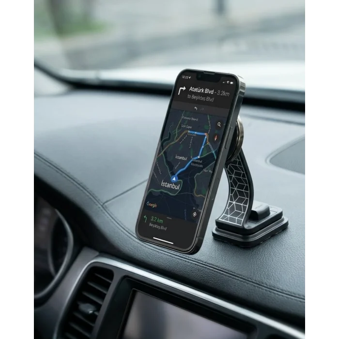 BUĞZ Katlanabilir Manyetik Araç Telefon Tutucu 360 Derece Döner Stand