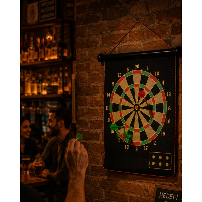 BUĞZ Katlanabilir Manyetik Dart Oyunu Zararsız Dart Okları ile Güvenli Eğlence