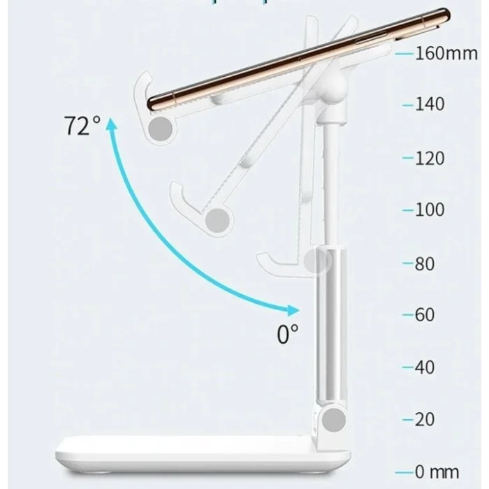 BUĞZ Katlanabilir Masaüstü Telefon Tutucu Stand CM-280