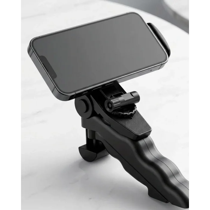 BUĞZ Katlanabilir Mini Telefon Tripodu Masaüstü Telefon Standı 360 Derece Ayarlanabilir