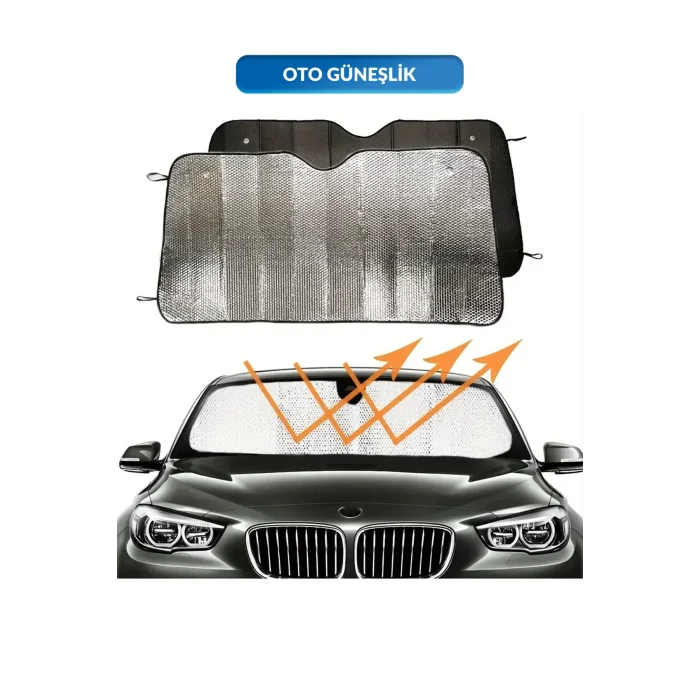  Katlanabilir Ön Cam Güneşlik Isı Önleyici Araç Perdesi Volkswagen Passat Peugeot 3008 Skoda Superb Nissan Qashqai