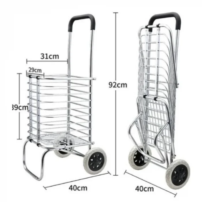  Katlanabilir Taşınabilir Alışveriş ve Taşıma  Arabası