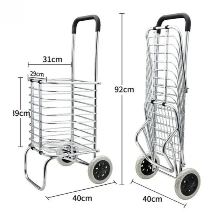 BUĞZ Katlanabilir Taşınabilir Alışveriş ve Taşıma  Arabası