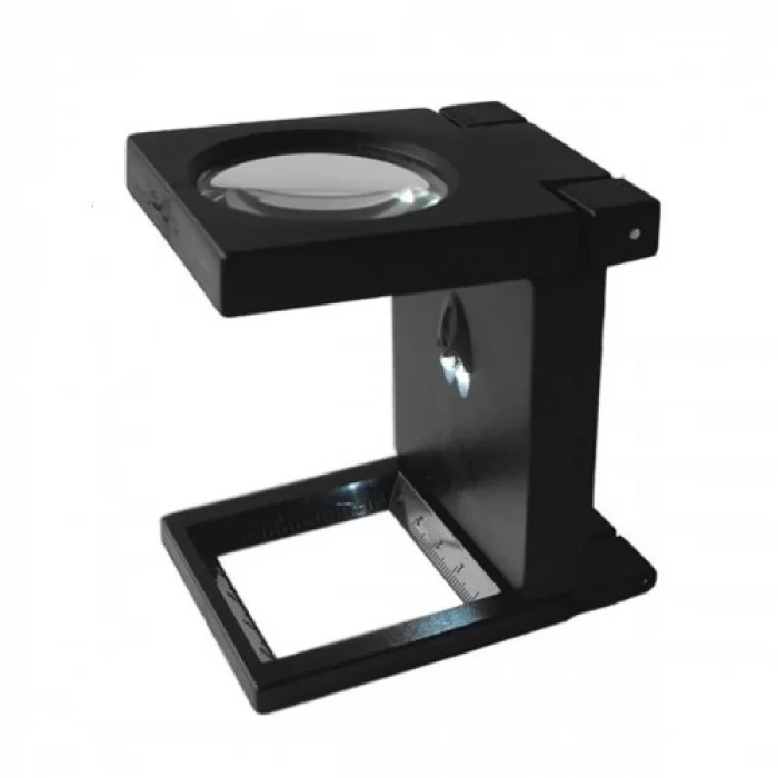 BUĞZ Katlanır Plastık,led Işıklı Test Cıhazı Büyüteç 2.5x90mm - BUĞZ