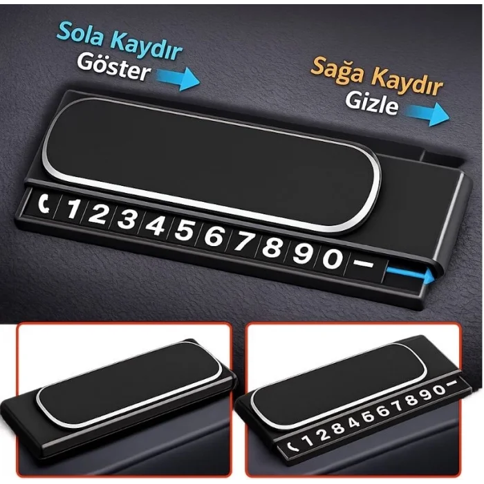 BUĞZ Kayar Kapaklı Torpido Üstü Fosforlu Numaratör
