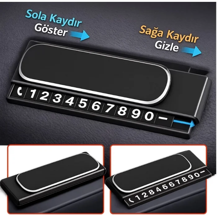 BUĞZ Kayar Kapaklı Torpido Üstü Fosforlu Numaratör Bx40