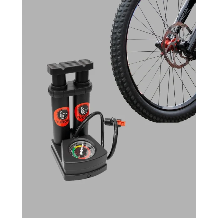 BUĞZ Kaymaz Pedallı Ayaklı Hava Pompası Tüm Supap Uyumlu