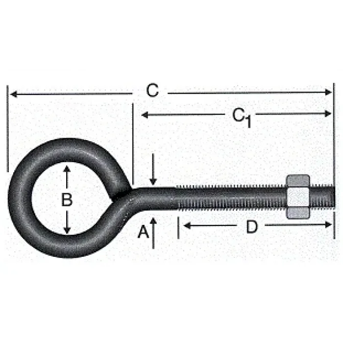 BUĞZ Kaynaklı Civata M8x160 - 50 Adet