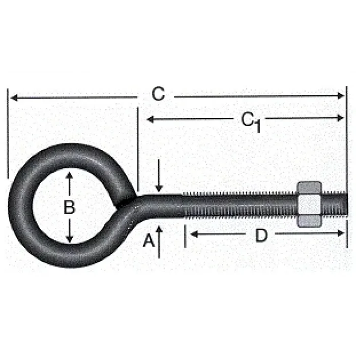 BUĞZ Kaynaklı Civata M8x160 - 50 Adet