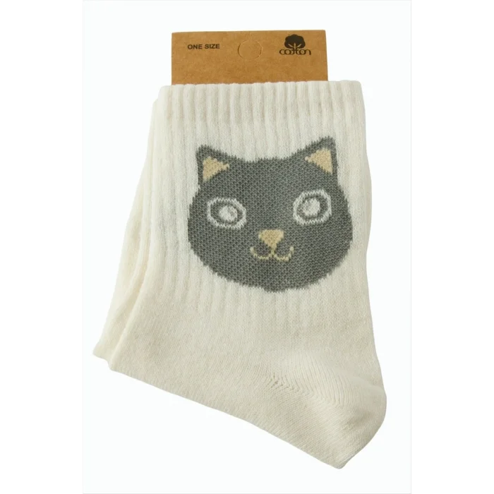 BUĞZ Kedi Kolej Çorap 8*28