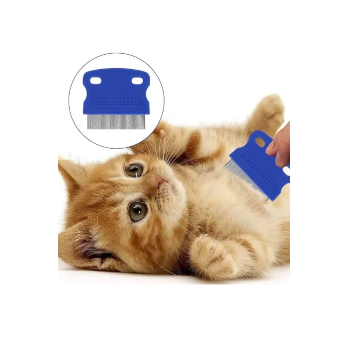  Kedi Köpek Tüy Bit Pire Toplayıcı Toplama Temizleme Tarağı Tarak Seti 4lü Set