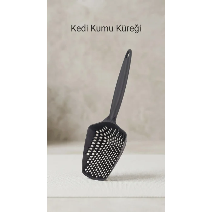 BUĞZ Kedi Kumu Eleme Küreği Temizlik ve Süzme İşlemleri İçin Uygun