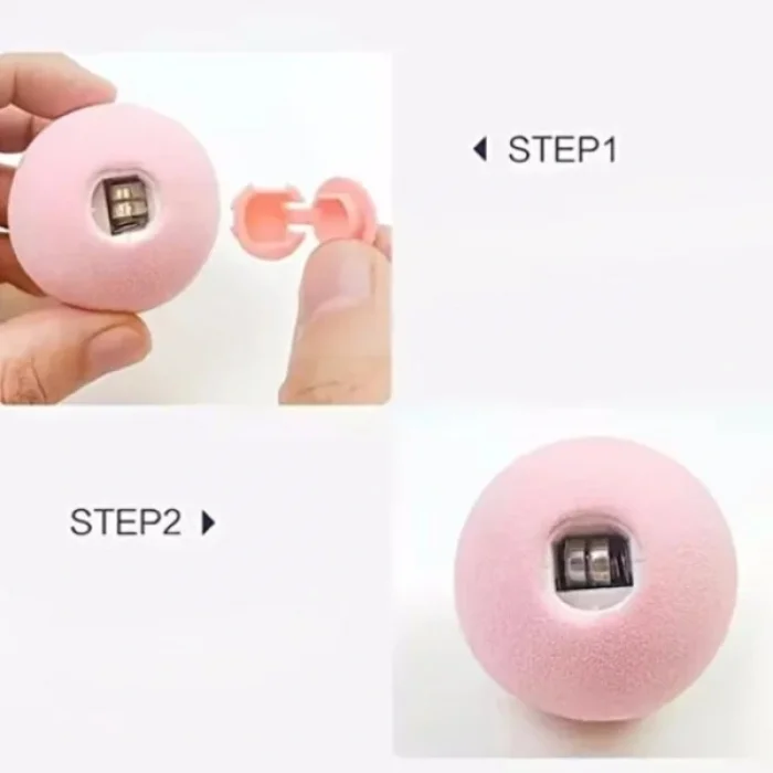 BUĞZ Kedi Otlu 3 Sesli İnteraktif Top Kedi Oyuncağı