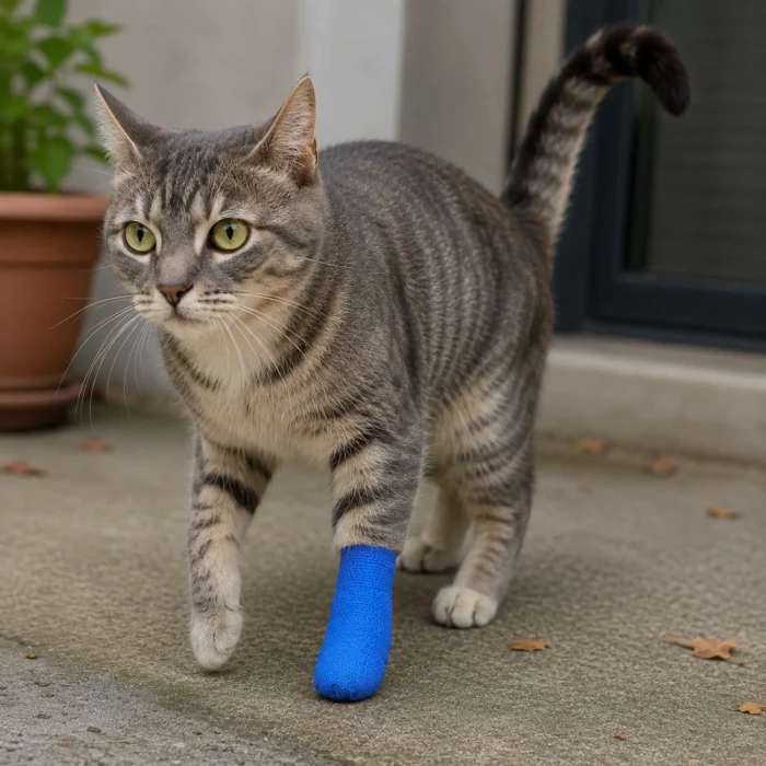 BUĞZ Kedi ve Köpek Pati Bandajı - Su Geçirmez - Kendinden Yapışkanlı - 6 Renk