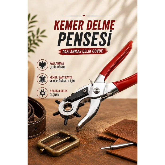 BUĞZ Kemer Delme Pensesi Paslanmaz Çelik Gövde