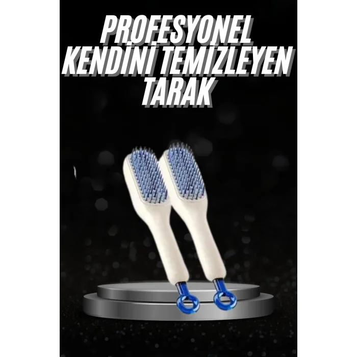 BUĞZ Kendi kendini Temizleyebilen Hijyenik Saç Fırçası Anti-Statik Teknolojisi