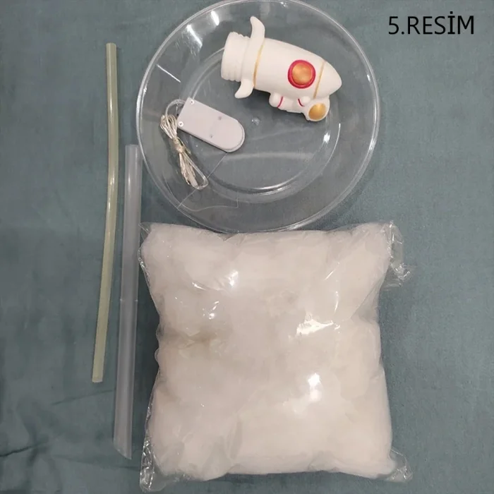 BUĞZ Kendin Yap Uçan Astronot Tasarımlı Gece Lambası