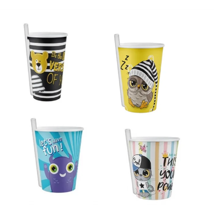 BUĞZ Kendinden Pipetli Bardak 400 Ml (1 Adet )