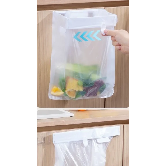 BUĞZ Kendinden Yapışkanlı Katlanabilir Çöp Poşeti Tutucu Aparat