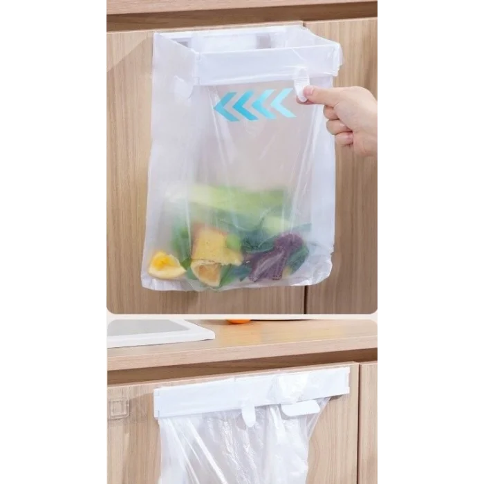 BUĞZ Kendinden Yapışkanlı Katlanabilir Çöp Poşeti Tutucu Aparat