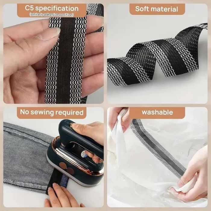 BUĞZ Kendinden Yapışkanlı Pantolon Kıvırma Şeridi - Lisinya