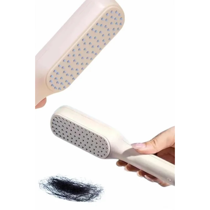  Kendini Temizleyen Tarak Fırça Geri Çekilebilir Evcil Hayvana Uygun Sıkı Dişli