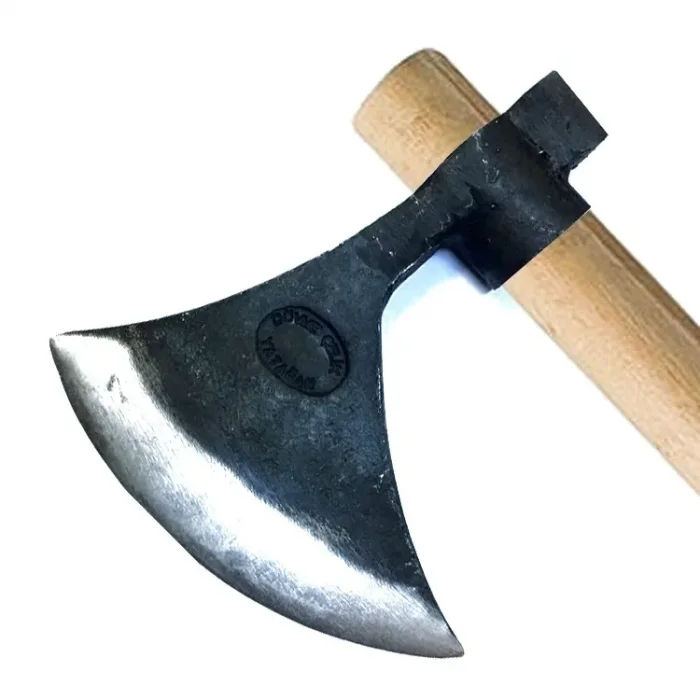 BUĞZ Keserli Saplı Büyük Ay Balta 90 Cm - Dövme Çelikten