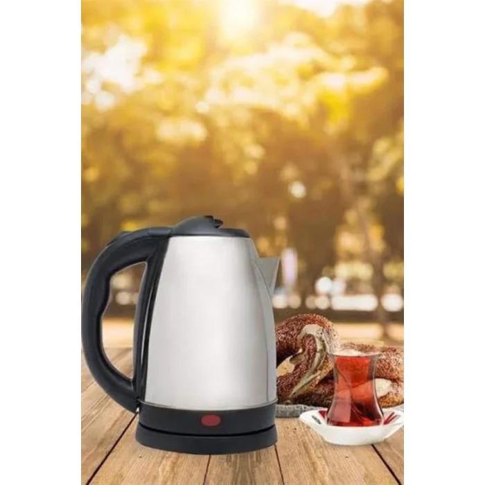 BUĞZ Kettle C F Tipi 220-240V Paslanmaz Çelik Elektrik Kablolu Otomatik Kapanma