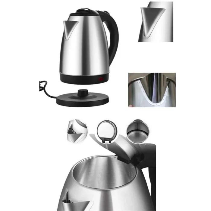 BUĞZ Kettle C F Tipi 220-240V Paslanmaz Çelik Elektrik Kablolu Otomatik Kapanma