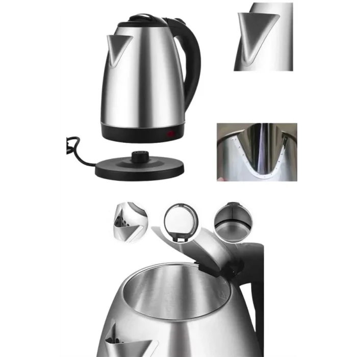  Kettle C F Tipi 220-240V Paslanmaz Çelik Elektrik Kablolu Otomatik Kapanma