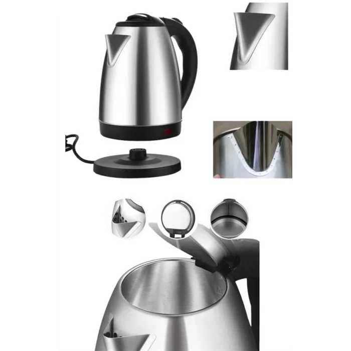 BUĞZ Kettle C F Tipi 220-240V Paslanmaz Çelik Elektrik Kablolu Otomatik Kapanma - BUĞZ