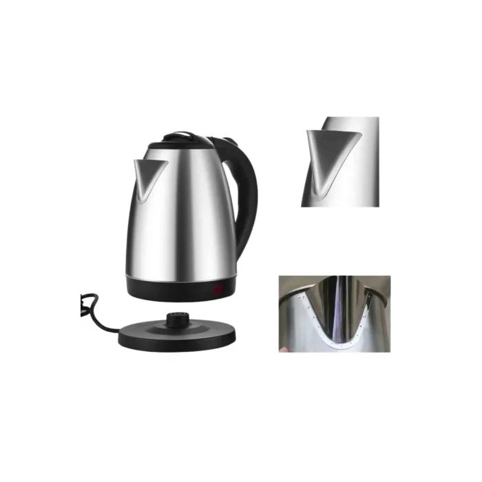  Kettle Su Isıtıcı C F Priz Uyumlu 220 - 240 V Paslanmaz Çelik Kablolu