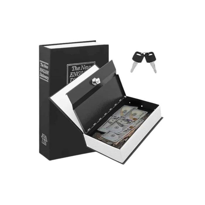  Kilitli Gizli Kasa Sözlük Kumbara Kitap Sözlük Görünümlü 18cm