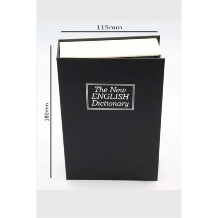 BUĞZ Kilitli Gizli Kasa Sözlük Kumbara Kitap Sözlük Görünümlü 18cm - Lisinya