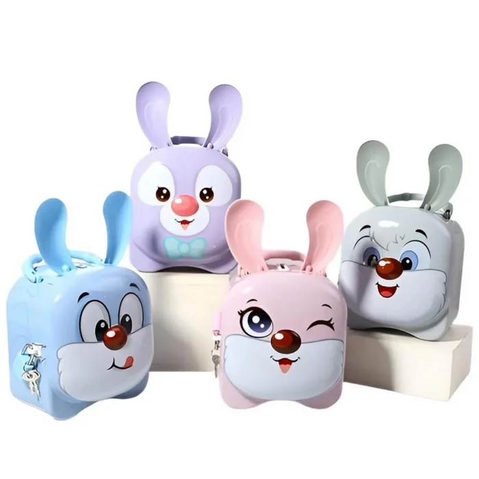  Kilitli Metal Kulak Kumbara