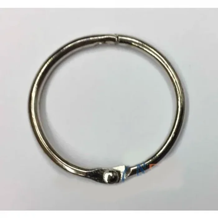 BUĞZ Eco Lounge Kilitli Yuvarlak Halka, 2,5cm - 100 Adet