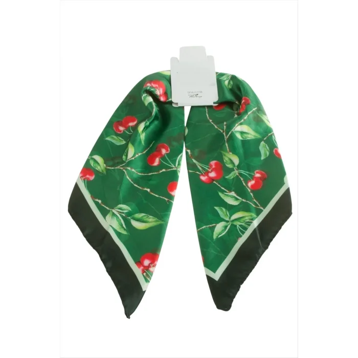 BUĞZ Kiraz Zr Saten Fular 50*50 cm