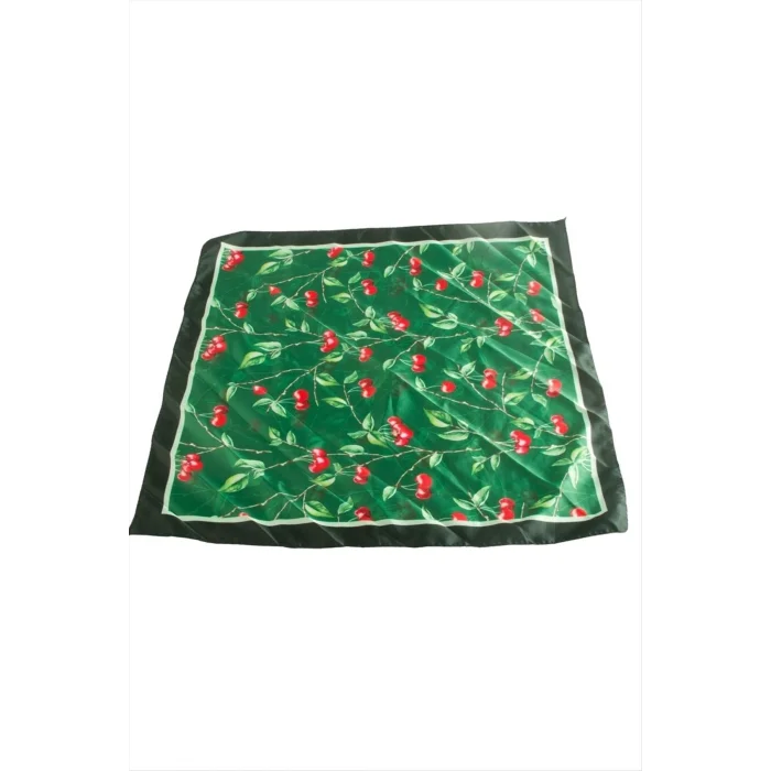 BUĞZ Kiraz Zr Saten Fular 50*50 cm