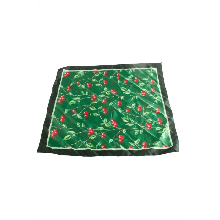 BUĞZ Kiraz Zr Saten Fular 50*50 cm